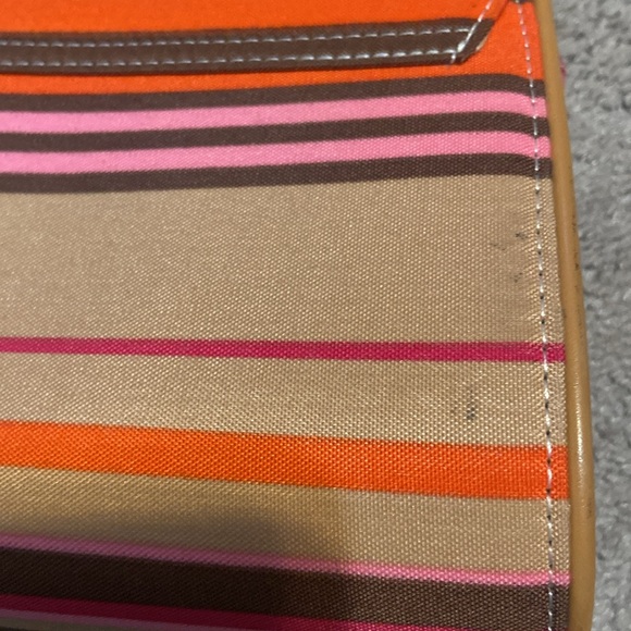 Kate Spade Small Canvas Striped Purse - Picture 12 of 12